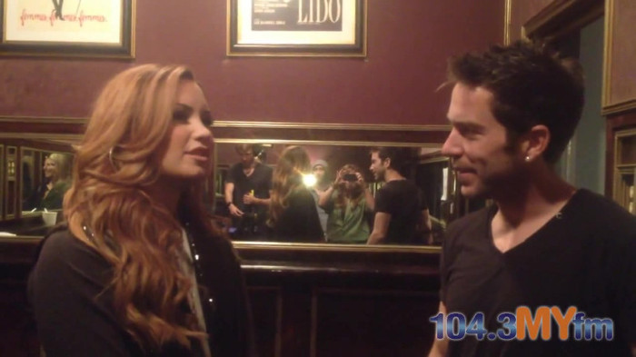 1043 MYfm\'s Ty Bentli with Demi Lovato in LA 3942 - Demi - 1043 MYfm Ty Bentli Part oo7