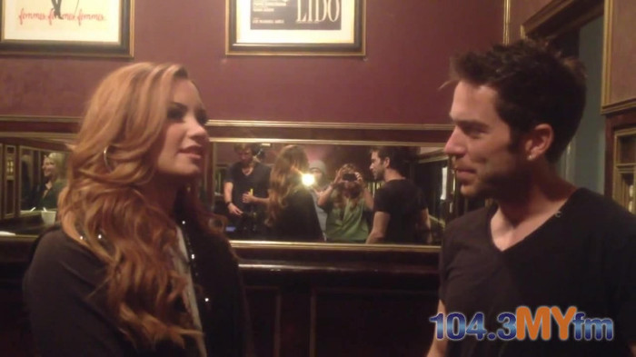 1043 MYfm\'s Ty Bentli with Demi Lovato in LA 3951