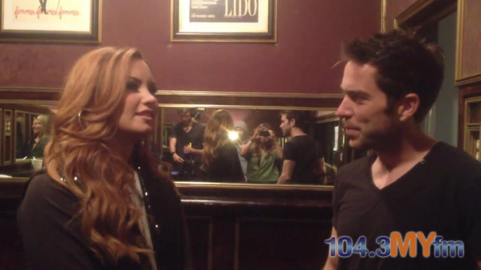 1043 MYfm\'s Ty Bentli with Demi Lovato in LA 3952