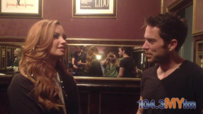 1043 MYfm\'s Ty Bentli with Demi Lovato in LA 3953