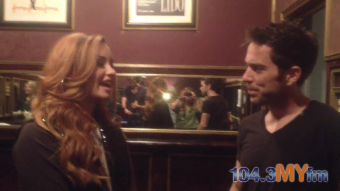 1043 MYfm\'s Ty Bentli with Demi Lovato in LA 3964