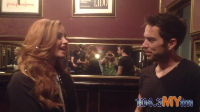 1043 MYfm\'s Ty Bentli with Demi Lovato in LA 3965