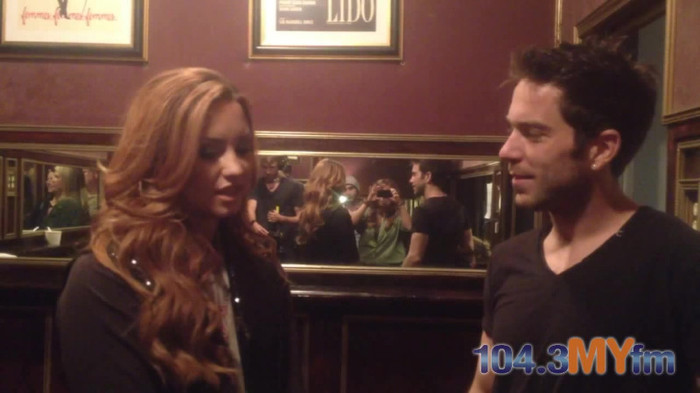1043 MYfm\'s Ty Bentli with Demi Lovato in LA 4055 1043 MYfm\'s Ty Bentli with Demi Lovato in LA 4055