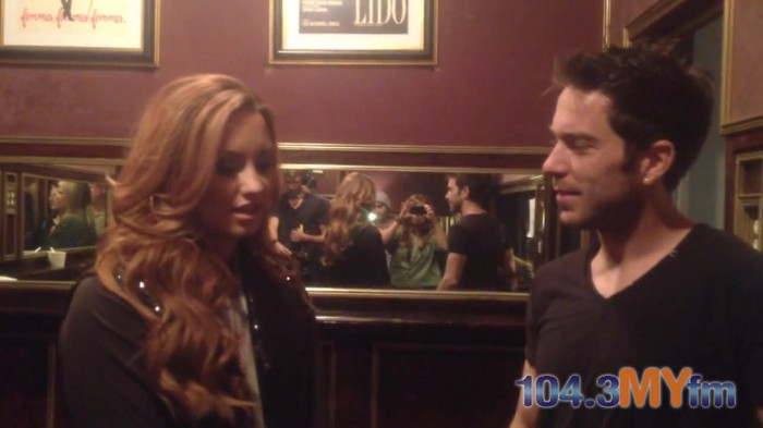 1043 MYfm\'s Ty Bentli with Demi Lovato in LA 4060 1043 MYfm\'s Ty Bentli with Demi Lovato in LA 4060