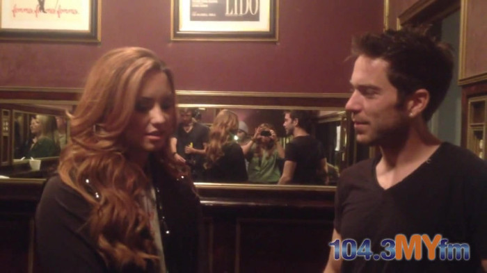 1043 MYfm\'s Ty Bentli with Demi Lovato in LA 4068 1043 MYfm\'s Ty Bentli with Demi Lovato in LA 4068