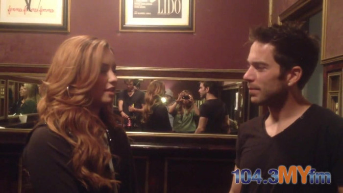 1043 MYfm\'s Ty Bentli with Demi Lovato in LA 4153 1043 MYfm\'s Ty Bentli with Demi Lovato in LA 4153