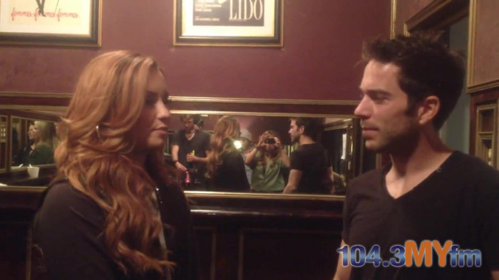 1043 MYfm\'s Ty Bentli with Demi Lovato in LA 4156 1043 MYfm\'s Ty Bentli with Demi Lovato in LA 4156