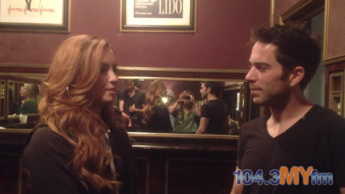 1043 MYfm\'s Ty Bentli with Demi Lovato in LA 4157 1043 MYfm\'s Ty Bentli with Demi Lovato in LA 4157