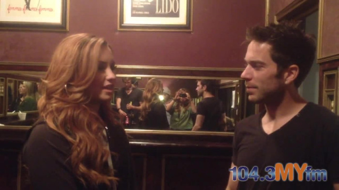 1043 MYfm\'s Ty Bentli with Demi Lovato in LA 4160 1043 MYfm\'s Ty Bentli with Demi Lovato in LA 4160