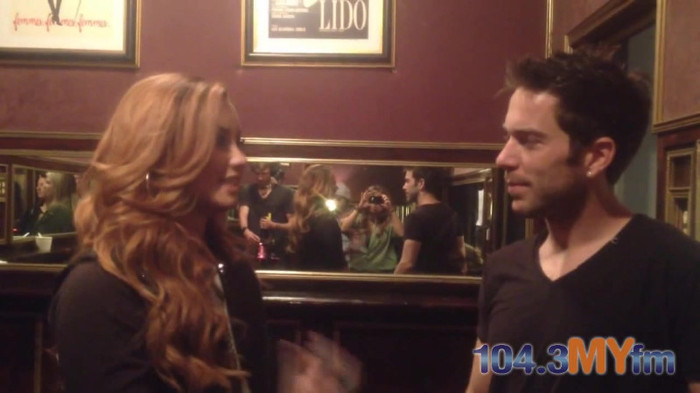 1043 MYfm\'s Ty Bentli with Demi Lovato in LA 4182