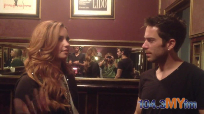 1043 MYfm\'s Ty Bentli with Demi Lovato in LA 4302