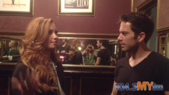 1043 MYfm\'s Ty Bentli with Demi Lovato in LA 4303