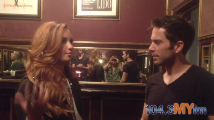 1043 MYfm\'s Ty Bentli with Demi Lovato in LA 4304