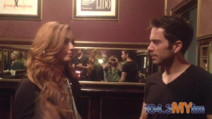 1043 MYfm\'s Ty Bentli with Demi Lovato in LA 4310