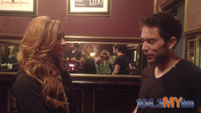 1043 MYfm\'s Ty Bentli with Demi Lovato in LA 4552