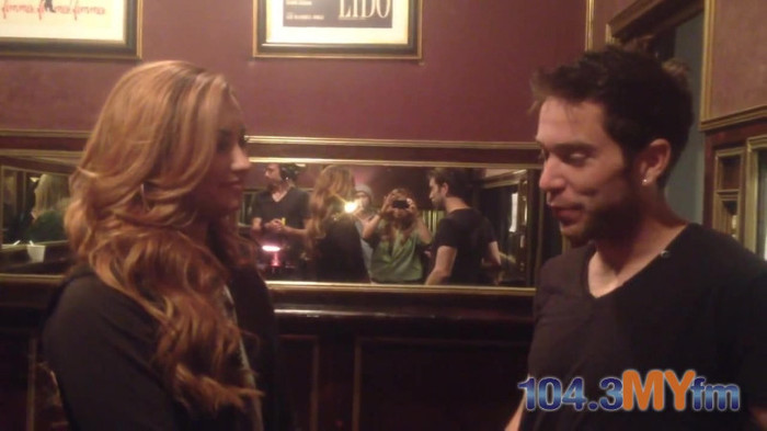 1043 MYfm\'s Ty Bentli with Demi Lovato in LA 4554