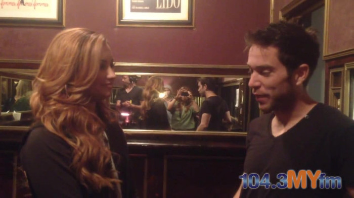 1043 MYfm\'s Ty Bentli with Demi Lovato in LA 4555