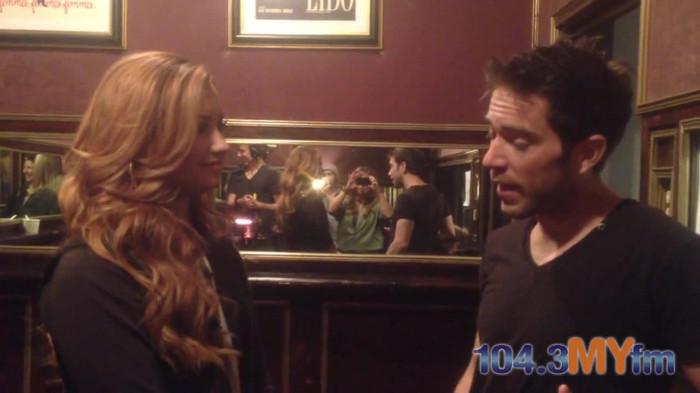 1043 MYfm\'s Ty Bentli with Demi Lovato in LA 4583