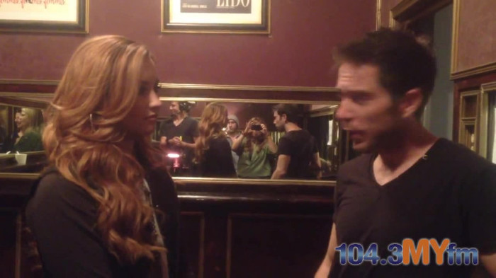 1043 MYfm\'s Ty Bentli with Demi Lovato in LA 4610