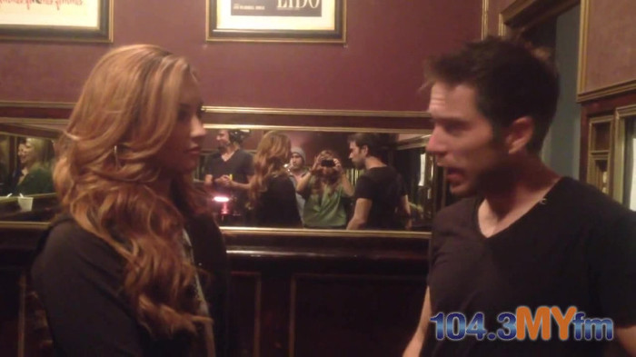 1043 MYfm\'s Ty Bentli with Demi Lovato in LA 4612