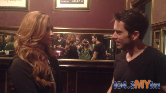 1043 MYfm\'s Ty Bentli with Demi Lovato in LA 4628