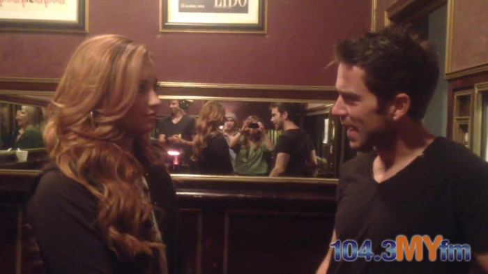 1043 MYfm\'s Ty Bentli with Demi Lovato in LA 4637