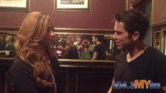 1043 MYfm\'s Ty Bentli with Demi Lovato in LA 4641