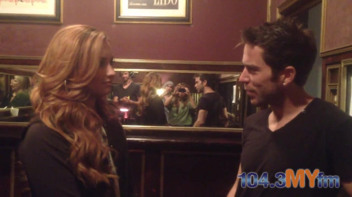 1043 MYfm\'s Ty Bentli with Demi Lovato in LA 4644