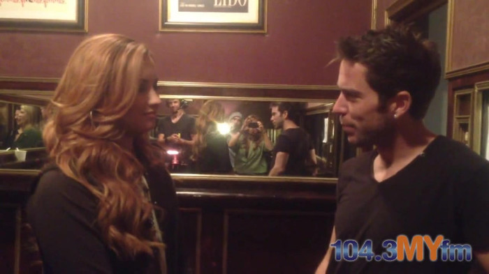 1043 MYfm\'s Ty Bentli with Demi Lovato in LA 4647