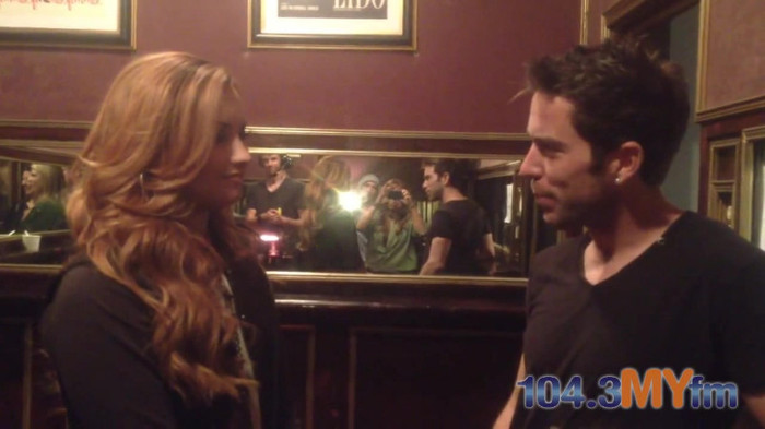 1043 MYfm\'s Ty Bentli with Demi Lovato in LA 4648
