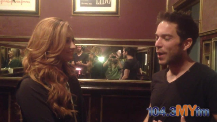 1043 MYfm\'s Ty Bentli with Demi Lovato in LA 4716
