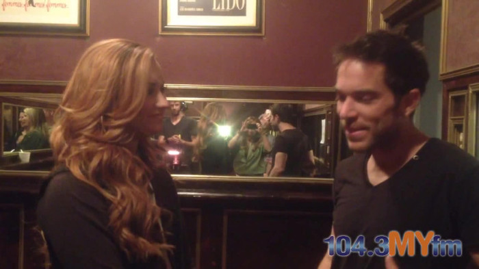 1043 MYfm\'s Ty Bentli with Demi Lovato in LA 4732