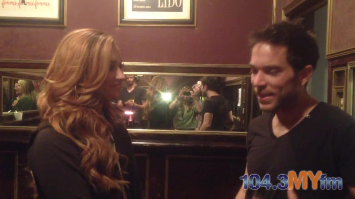 1043 MYfm\'s Ty Bentli with Demi Lovato in LA 4733