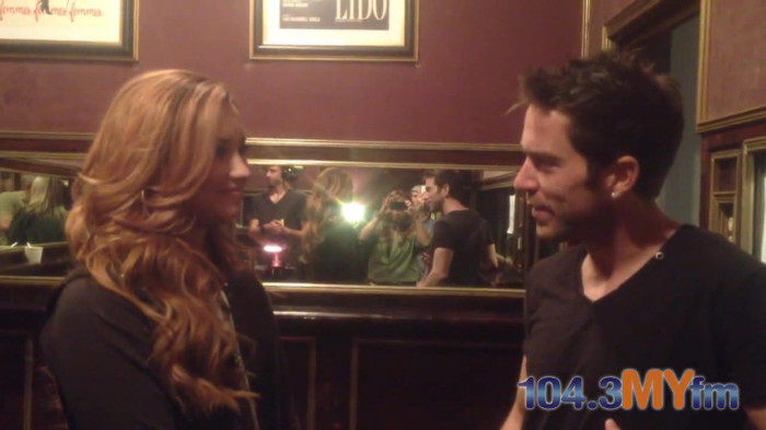 1043 MYfm\'s Ty Bentli with Demi Lovato in LA 4786