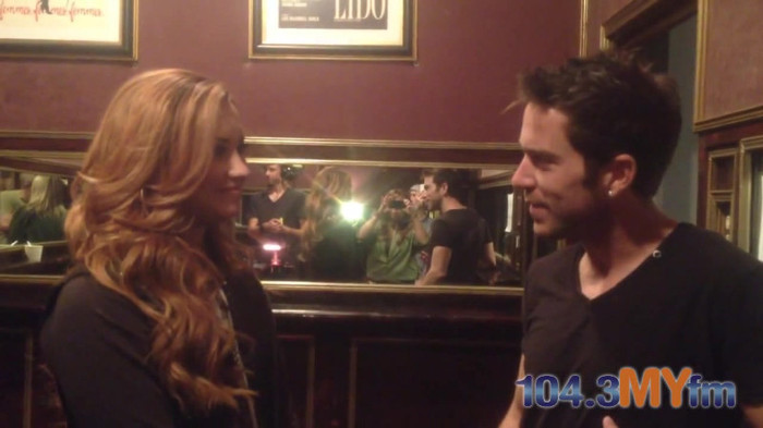 1043 MYfm\'s Ty Bentli with Demi Lovato in LA 4787