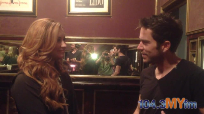 1043 MYfm\'s Ty Bentli with Demi Lovato in LA 4791