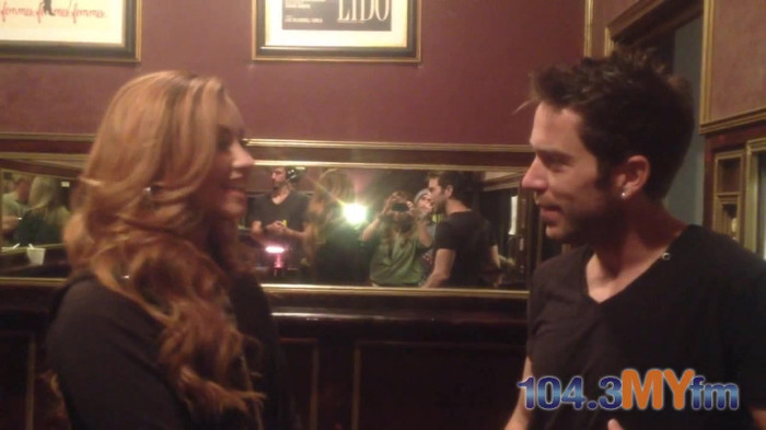 1043 MYfm\'s Ty Bentli with Demi Lovato in LA 4825