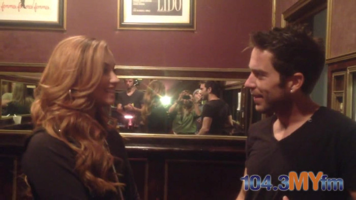 1043 MYfm\'s Ty Bentli with Demi Lovato in LA 4840