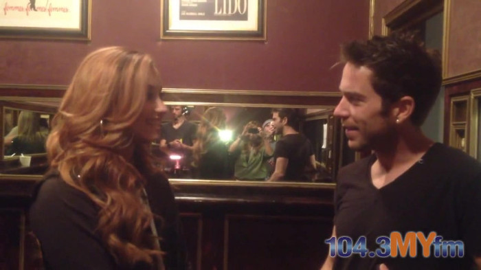 1043 MYfm\'s Ty Bentli with Demi Lovato in LA 4848