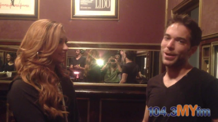 1043 MYfm\'s Ty Bentli with Demi Lovato in LA 5091 1043 MYfm\'s Ty Bentli with Demi Lovato in LA 5091
