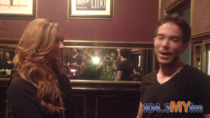 1043 MYfm\'s Ty Bentli with Demi Lovato in LA 5106