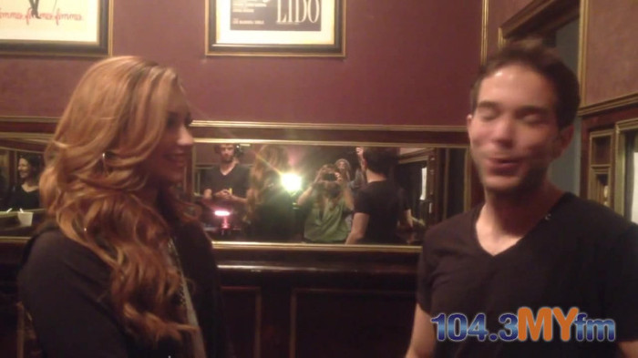 1043 MYfm\'s Ty Bentli with Demi Lovato in LA 5113