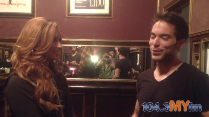 1043 MYfm\'s Ty Bentli with Demi Lovato in LA 5165