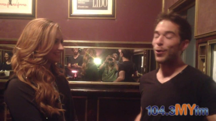 1043 MYfm\'s Ty Bentli with Demi Lovato in LA 5171
