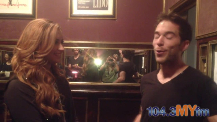 1043 MYfm\'s Ty Bentli with Demi Lovato in LA 5172