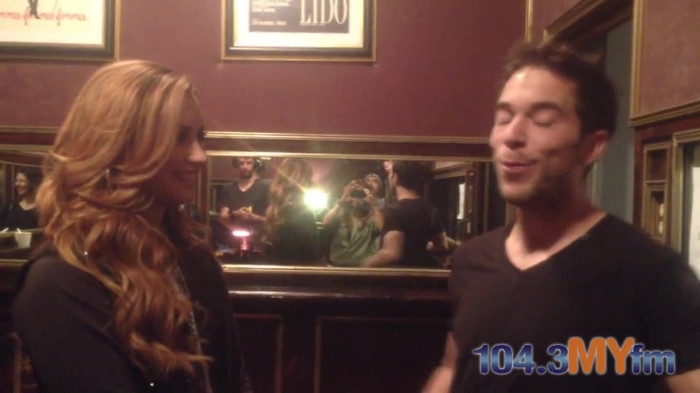 1043 MYfm\'s Ty Bentli with Demi Lovato in LA 5174