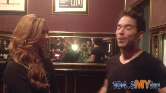 1043 MYfm\'s Ty Bentli with Demi Lovato in LA 5175
