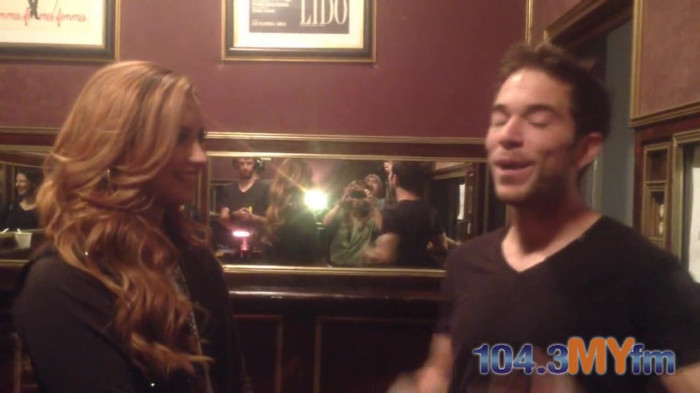 1043 MYfm\'s Ty Bentli with Demi Lovato in LA 5176