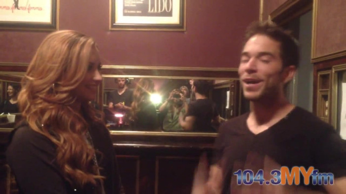 1043 MYfm\'s Ty Bentli with Demi Lovato in LA 5177