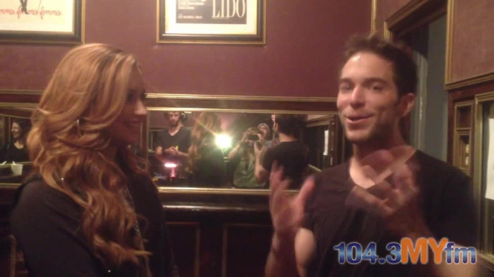 1043 MYfm\'s Ty Bentli with Demi Lovato in LA 5182